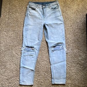 H&M Divided washed distressed jeans